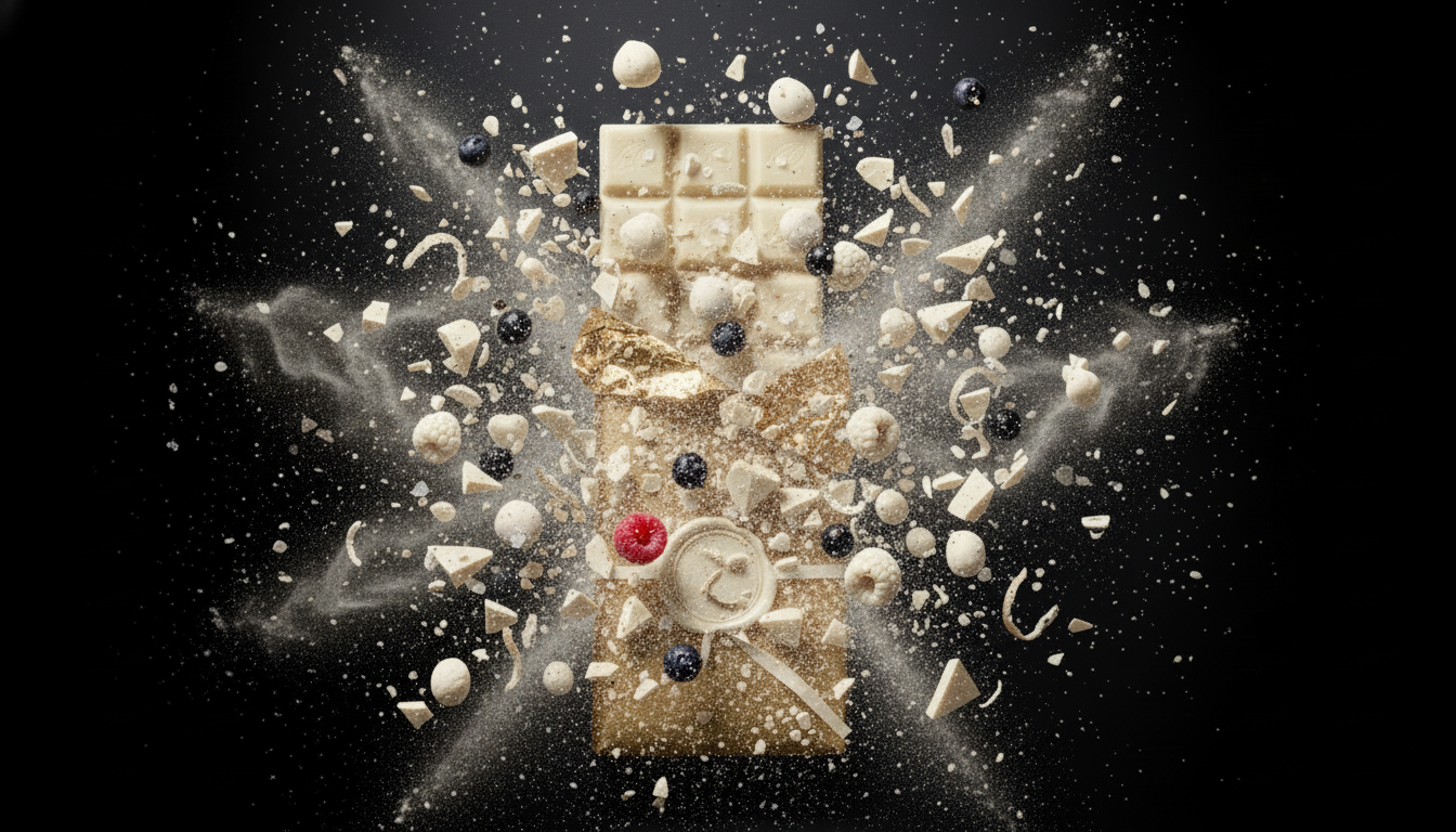 Ghirardini Oro Bianco white chocolate in gold foil